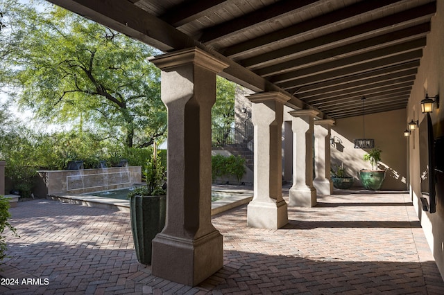 view of patio