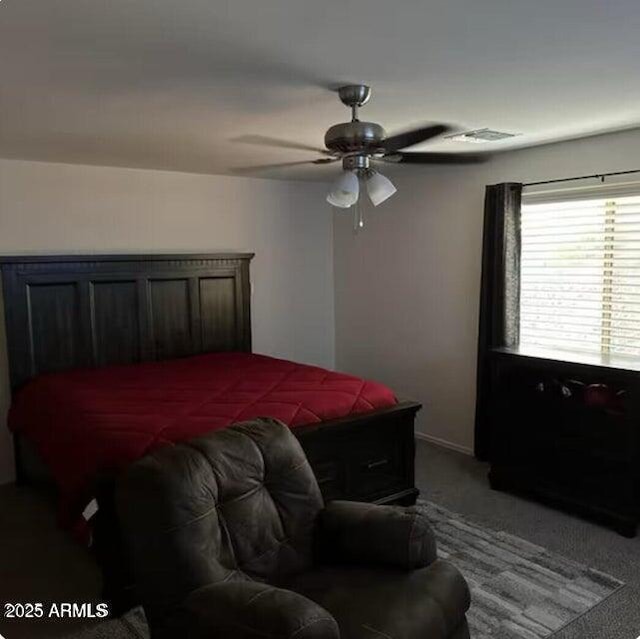 11644 W Redfield Rd, El Mirage, AZ 85335 - carpeted bedroom featuring a ceiling fan