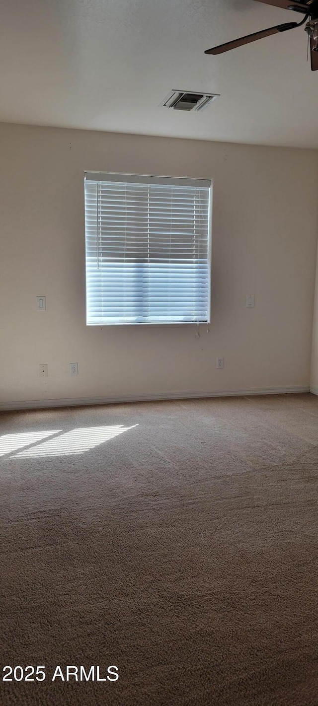 321 S Bridge St, Superior, AZ 85173 - unfurnished room with carpet flooring and ceiling fan