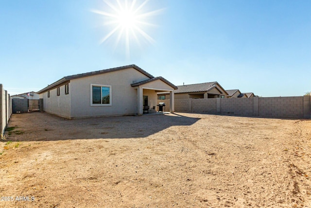 view of rear view of property