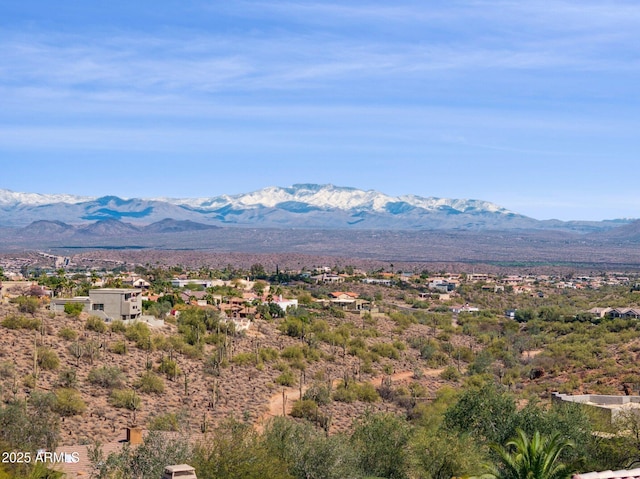 view of mountain feature