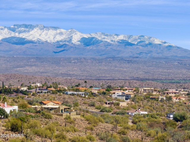 view of mountain feature