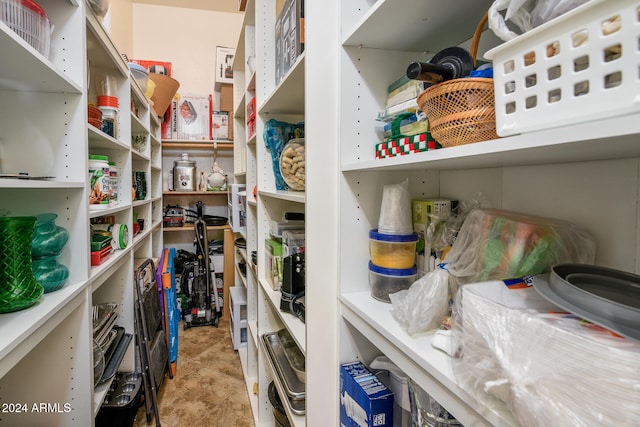 view of pantry