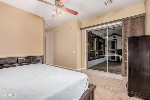 10529 E Posada Ave, Mesa, AZ 85212 - bedroom with tile patterned flooring and ceiling fan