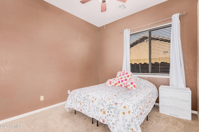 10529 E Posada Ave, Mesa, AZ 85212 - bedroom with carpet and ceiling fan