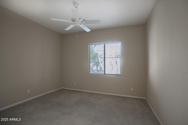 8068 W Carlota Ln, Peoria, AZ 85383 - carpeted spare room featuring baseboards and a ceiling fan