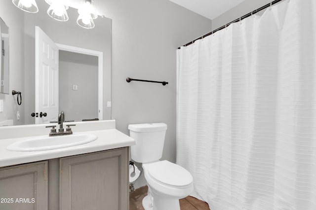 1858 S Ocotillo Dr, Apache Junction, AZ 85120 - full bath with vanity, a chandelier, and tile patterned flooring