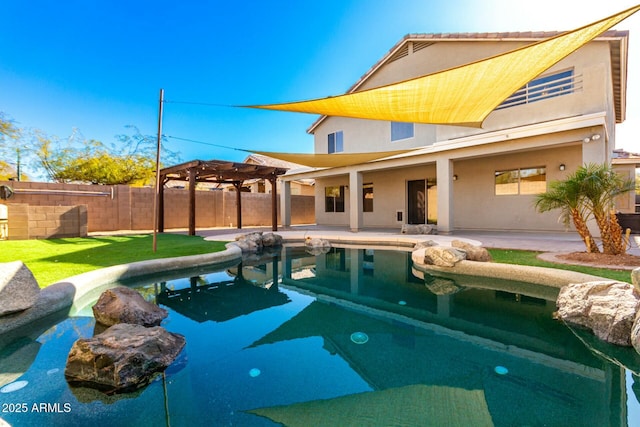 view of swimming pool featuring a gazebo and a patio