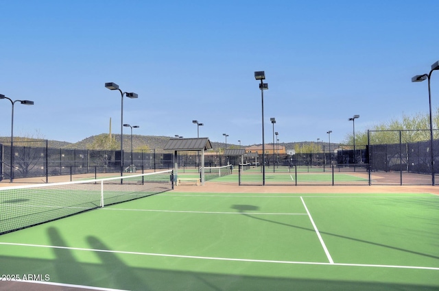 view of sport court