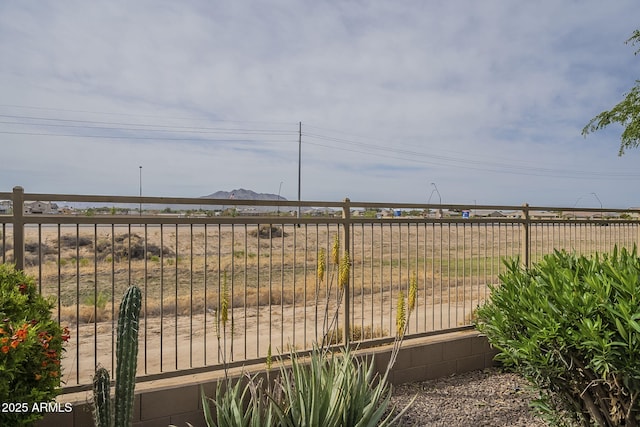 4497 E Ficus Way, Gilbert, AZ 85298 - view of yard with fence and a mountain view
