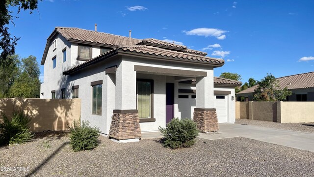 view of front of home