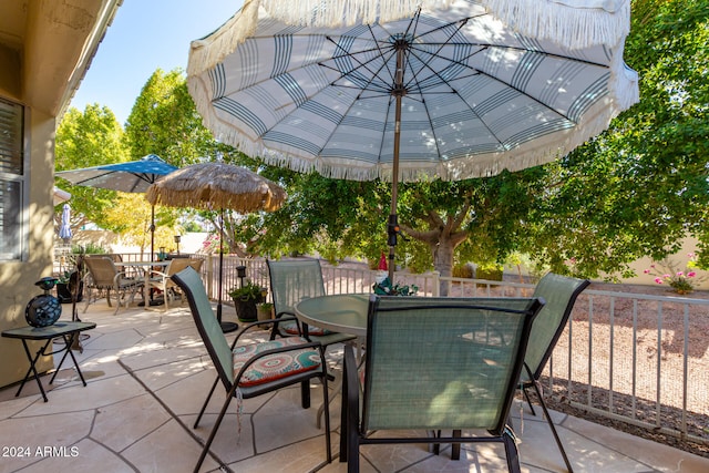 view of patio