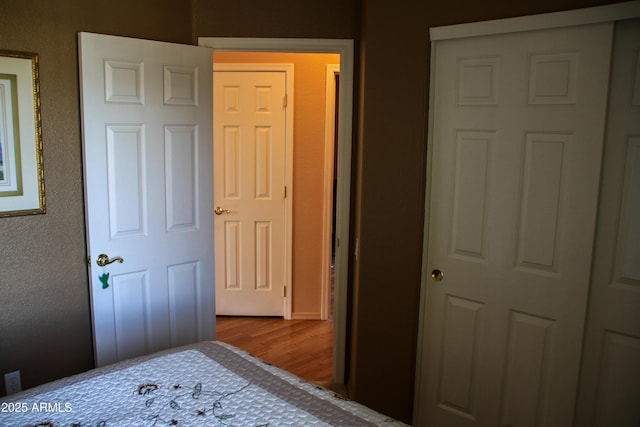 bedroom featuring a closet