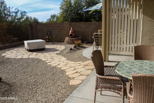 view of patio