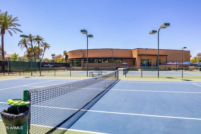 view of sport court