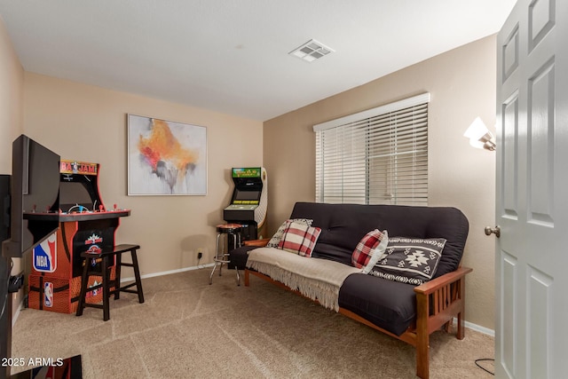 6430 E Riverdale St, Mesa, AZ 85215 - living area featuring carpet floors and baseboards
