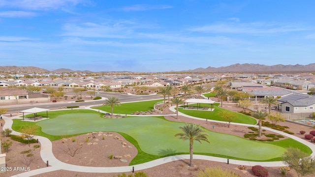 view of home's community featuring a mountain view