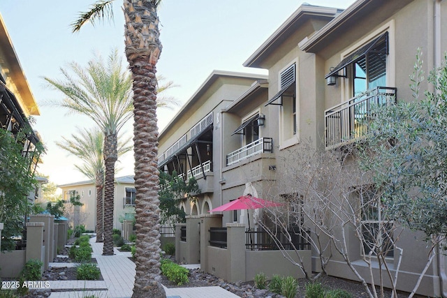 view of property