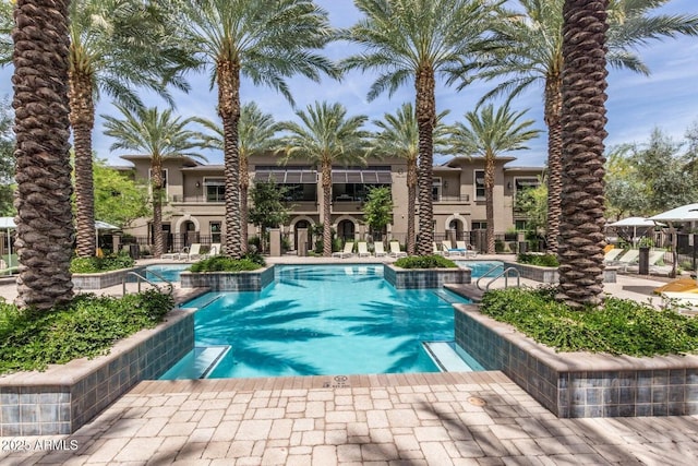 view of pool