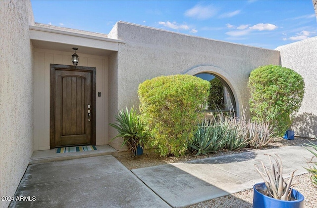 view of property entrance