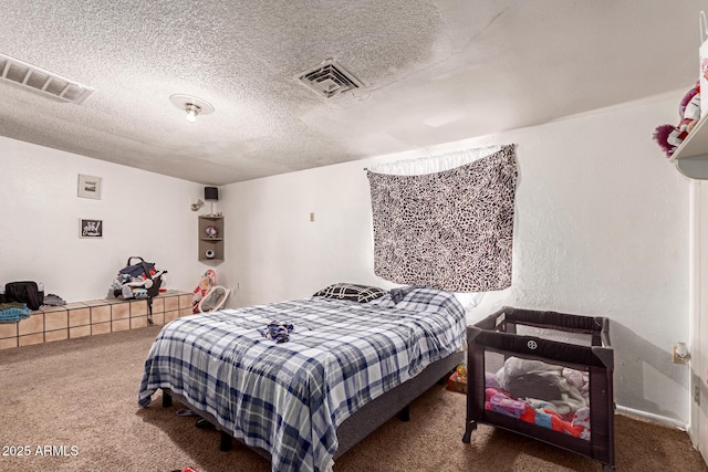 705 S Pima, Mesa, AZ 85210 - carpeted bedroom with a textured ceiling