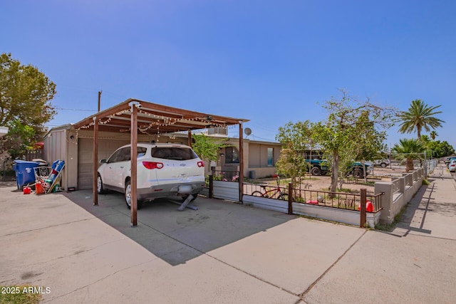 705 S Pima, Mesa, AZ 85210 - view of parking featuring an attached carport
