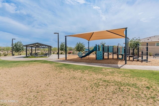 5957 N 89th Dr, Glendale, AZ 85305 - community jungle gym with a gazebo and a lawn