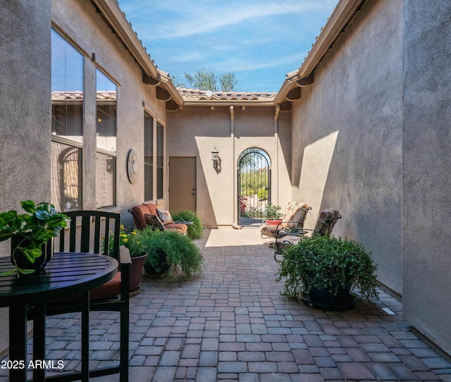view of patio