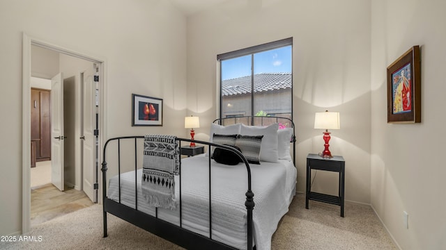 bedroom featuring baseboards