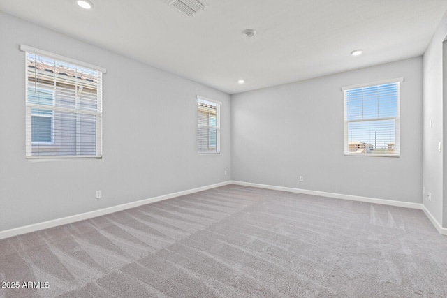 21047 N 58th Way, Phoenix, AZ 85054 - empty room with carpet flooring, baseboards, and recessed lighting