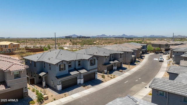 21047 N 58th Way, Phoenix, AZ 85054 - aerial view of residential area featuring a mountain backdrop
