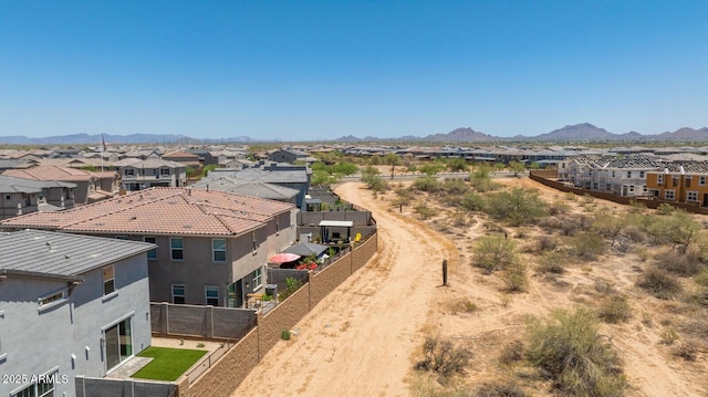 21047 N 58th Way, Phoenix, AZ 85054 - aerial perspective of suburban area with a mountainous background