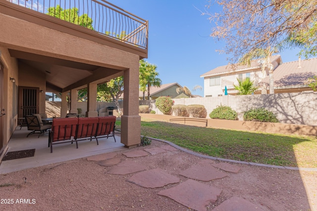 view of patio / terrace with outdoor lounge area