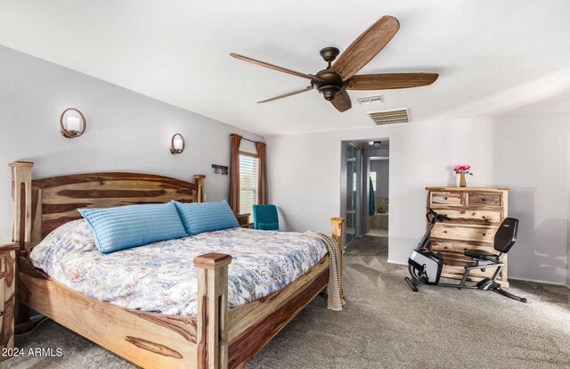 4321 E Morenci Rd, San Tan Valley, AZ 85143 - bedroom featuring carpet floors and ceiling fan
