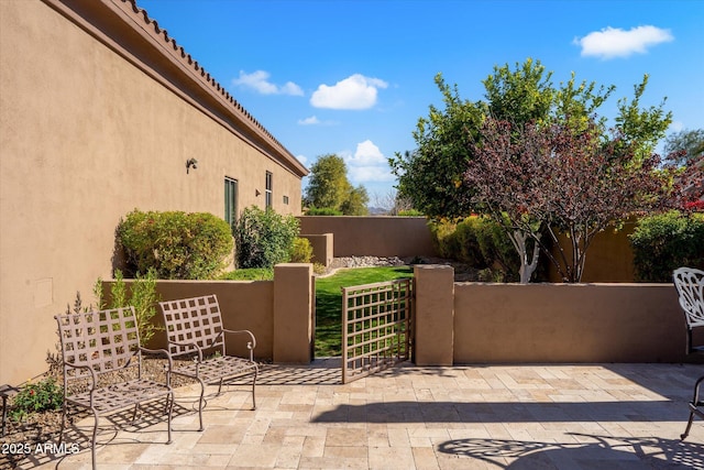 view of patio