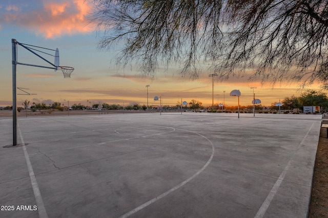 view of basketball court