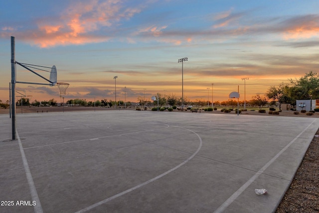 view of sport court