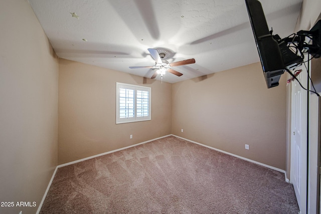 2886 E Hazeltine Way, Chandler, AZ 85249 - carpeted spare room with baseboards and ceiling fan