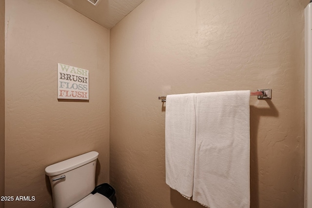 2886 E Hazeltine Way, Chandler, AZ 85249 - bathroom with lofted ceiling and toilet