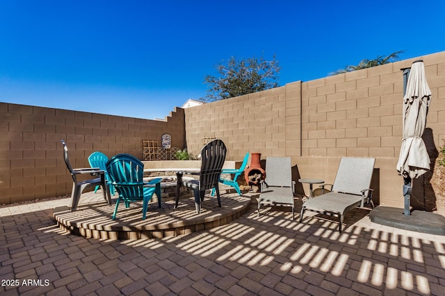 view of patio