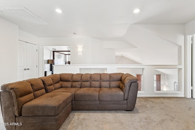 4563 E Libby St, Phoenix, AZ 85032 - living room featuring light colored carpet and recessed lighting