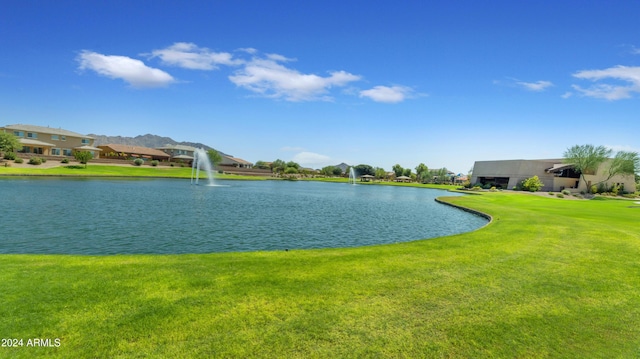 view of water feature