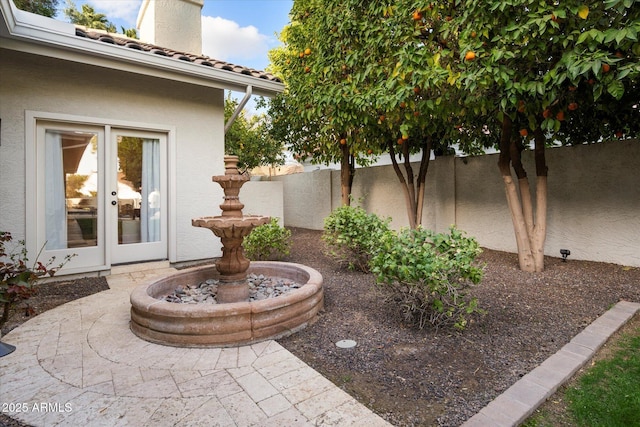 view of patio / terrace with a fenced backyard