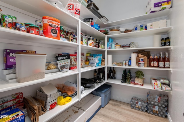 view of pantry