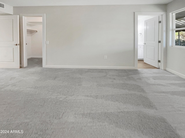 empty room with light carpet