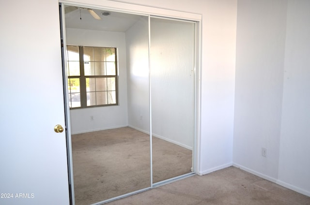 view of closet