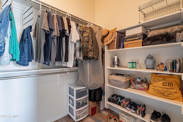 2731 E Windsor Ave, Phoenix, AZ 85008 - walk in closet featuring wood finished floors