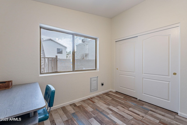 2731 E Windsor Ave, Phoenix, AZ 85008 - unfurnished office with wood finished floors and baseboards