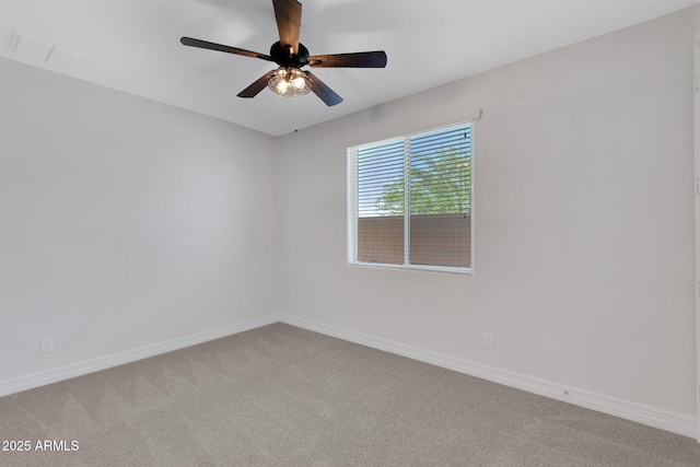 4853 N 183rd Ln, Goodyear, AZ 85395 - empty room with carpet flooring, a ceiling fan, and baseboards