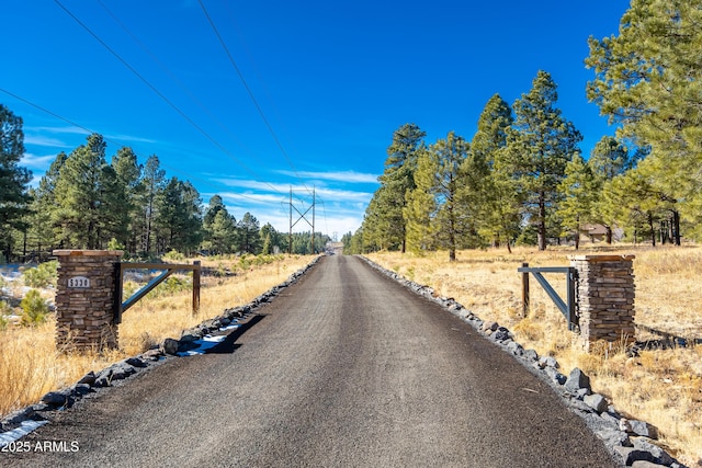 view of road